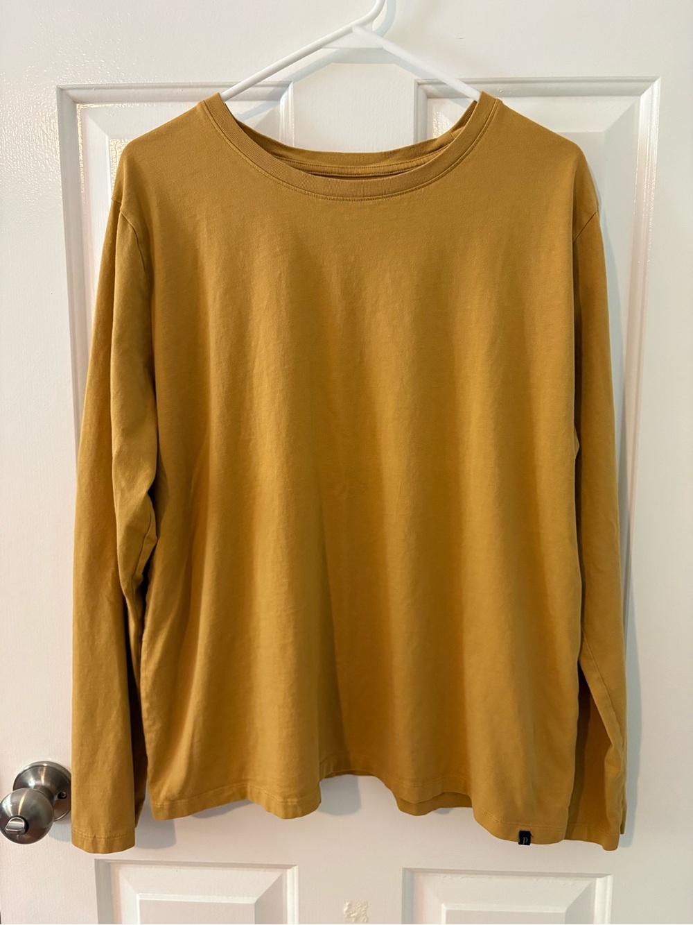 Pendleton Mustard Yellow Long Sleeve Tee Shirt XL Minimalist Casual Basic